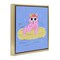 Stupell Industries Summer Pool Float Cat Floating Frame, design by Krissy Mast